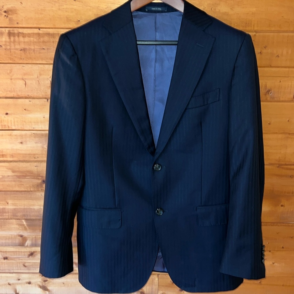 Suitsupply Lazio Napoli navy Tonal stripe blazer - Picture 3 of 15